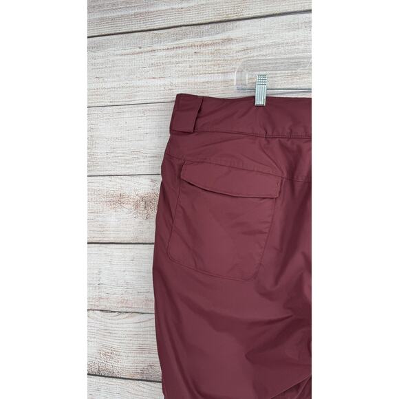 Columbia Bugaboo Omni-Heat Pants Womens 2X Maroon Omni-Tech NEW - Picture 13 of 15